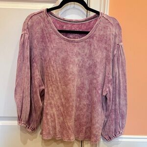 Pilcro by Anthropologie Women's Purple Top